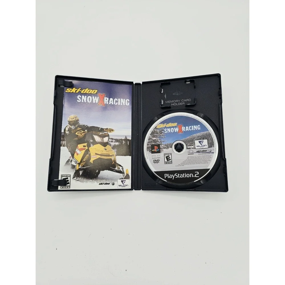 PlayStation 2 Ski-Doo Snow X Racing Video Game PS2 Snowmobile Action